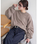 【ユニセックス】スーパーファインウールクルーネックニット