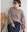 【ユニセックス】スーパーファインウールクルーネックニット