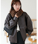 【ユニセックス】ボア衿付きフェイクレザーブルゾン
