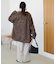 【ベーシック&トレンドの両立】メランジシャギースタンドミドルコート