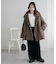 【ベーシック&トレンドの両立】メランジシャギースタンドミドルコート