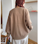 【ユニセックス】フォックスブレンドVネッククロップドカーディガン