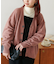 【ユニセックス】フォックスブレンドVネッククロップドカーディガン