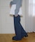 【umm.】フリルスウェットパンツ