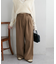 ウールライクワイドパンツ