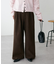 ウールライクワイドパンツ