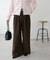 ウールライクワイドパンツ