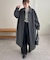 【見た目以上の軽さ/ユニセックス】中空糸ベルテッドロングコート