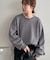 【ユニセックス】スムーススウェットライクニット