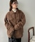 【ユニセックス】ウールライクCPOシャツジャケット