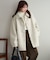 【着こなしやすい】ステンカラーシャギーミドルコート