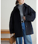 【着こなしやすい】ステンカラーシャギーミドルコート