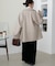 【軽量&暖かい/着こなし自在】中空糸スタンドミドルコート《WEB限定カラーあり》
