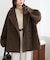 【軽量&暖かい/着こなし自在】中空糸スタンドミドルコート《WEB限定カラーあり》