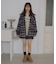 【umm.】チェックシャギーコート