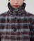 【umm./特別感ある一着】チェックシャギーコート