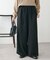 【総ゴム/あったか素材/ユニセックス】ウールライクベルト付きワイドパンツ