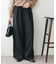 【総ゴム/あったか素材/ユニセックス】ウールライクベルト付きワイドパンツ
