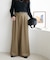 【こなれ感と快適さを両立】ウールブレンドワイドパンツ