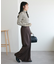【こなれ感と快適さを両立】ウールブレンドワイドパンツ