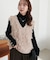 フリンジVネックベスト