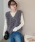 フリンジVネックベスト