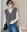 フリンジVネックベスト
