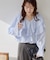 シアーフリルブラウス