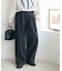 【SS先行予約】ライトデニムタックワイドパンツ