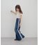 【umm.】サイドレースデニムワイドパンツ《サイズ展開あり》