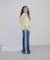 【umm.】サイドレースデニムワイドパンツ《サイズ展開あり》