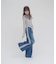 【umm.】サイドレースデニムワイドパンツ《サイズ展開あり》