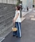 【umm.】サイドレースデニムワイドパンツ《サイズ展開あり》