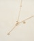 【GOLDY】ソリッドフラワーY字ネックレス