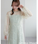 【オケージョン】レース刺繍ワンピース
