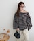 【SS先行予約】2WAYワンショルボーダープルオーバー《WEB限定カラーあり》