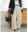 【SS先行予約】とろみ2タックワイドパンツ《WEB限定カラーあり》