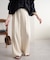 【SS先行予約】とろみ2タックワイドパンツ《WEB限定カラーあり》