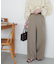 【SS先行予約】とろみ2タックワイドパンツ《WEB限定カラーあり》