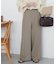 【SS先行予約】とろみ2タックワイドパンツ《WEB限定カラーあり》