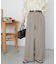 とろみ2タックワイドパンツ《WEB限定カラーあり》