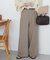 とろみ2タックワイドパンツ《WEB限定カラーあり》