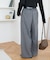 【SS先行予約】とろみ2タックワイドパンツ《WEB限定カラーあり》
