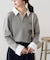 【SS先行予約】シャツレイヤード風プルオーバー