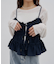 【umm.】ギャザーリボンキャミ《WEB限定カラーあり》