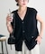 【ユニセックス】アンチピリング前開きベスト