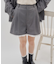 【umm./セットアップ対応】裾レースショートパンツ