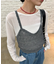 【umm.】透かし編みニットキャミ