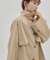 【umm.】配色ステッチトレンチコート