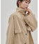 【umm.】配色ステッチトレンチコート